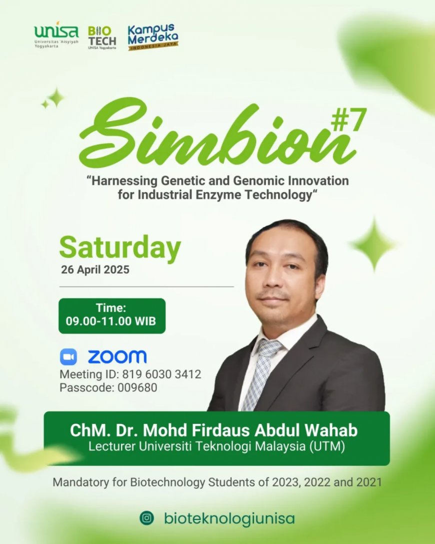 [26 April 2025 ] Harnessing Genetic and Genomic Innovation for Industrial Enzyme Technology