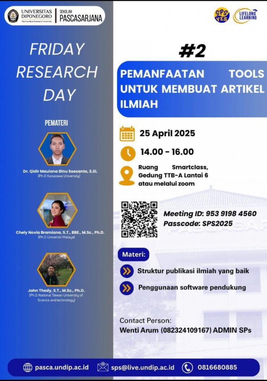 [25 April 2025] PEMANFAATAN TOOLS UNTUK MEMBUAT ARTIKEL ILMIAH