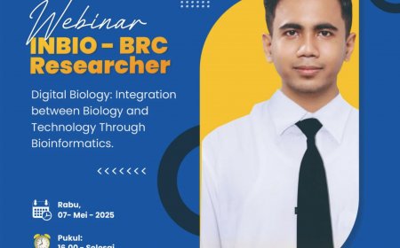 [07 Mei 2025] Webinar Digital Biology: Integration between Biology and Technology Through Bioinformatics