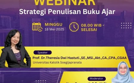 [18 Mei 2025] Webinar Strategi Penulisan Buku Ajar