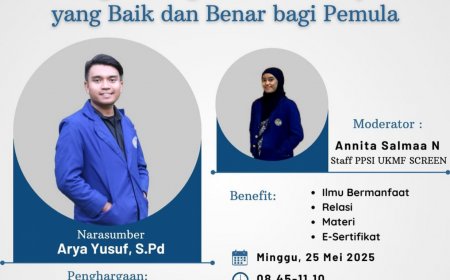 [ 25 Mei 2025 ] Webinar Strategi Penulisan Karya Tulis yang Baik dan Benar bagi Pemula