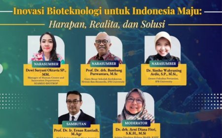 [27 Mei 2025] Webinar Inovasi Bioteknologi untuk Indonesia Maju: Harapan, Realita, dan Solusi