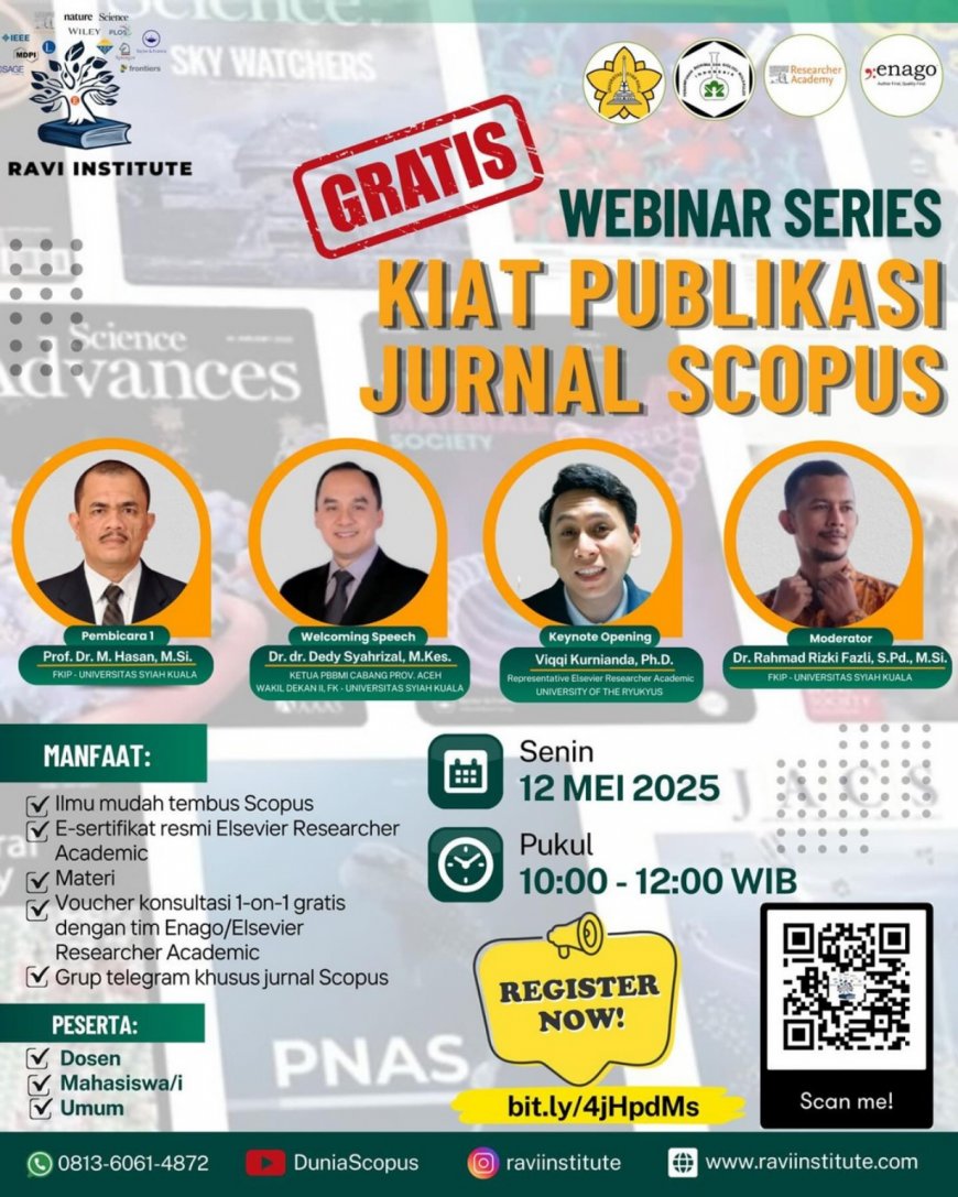 [12 Mei 2025] WEBINAR KIAT PUBLIKASI JURNAL SCOPUS