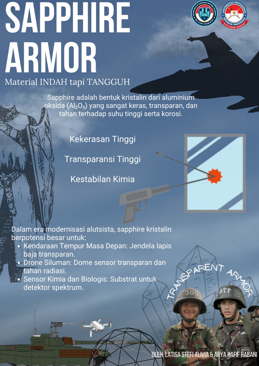 Sapphire Kristalin (Al2O3) : Material Revolusioner untuk Pertahanan Modern
