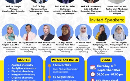 [18 Sep 2025] 13th International Conference of the Indonesian Chemical Society (ICICS) 2025 in conjunction with the 20th Joint Conference on Chemistry (JCC) 2025