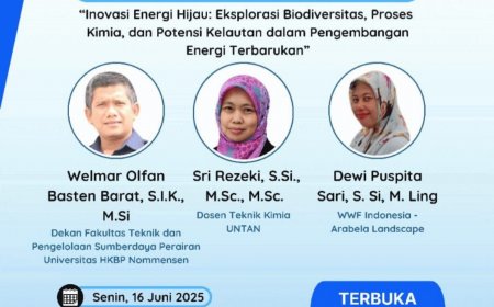 [16 Juni 2025] Webinar Inovasi Energi Hijau: Eksplorasi Biodiversitas, Proses Kimia, dan Potensi Kelautan dalam Pengembangan Energi Terbarukan
