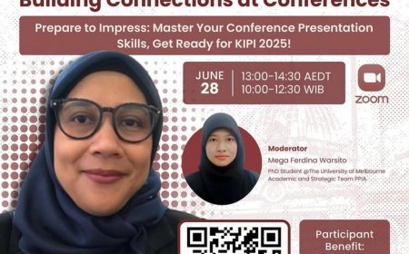[28 Juni 2025] Webinar Communicating Your Science and Building Connections at Conference