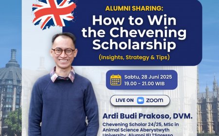 [ 28 Juni 2025 ] Webinar How to Win the Chevening Scholarship?