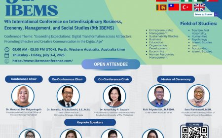[July 3-4, 2025]  The 9th International Conference on Interdisciplinary Business, Economy, Management, and Social Studies