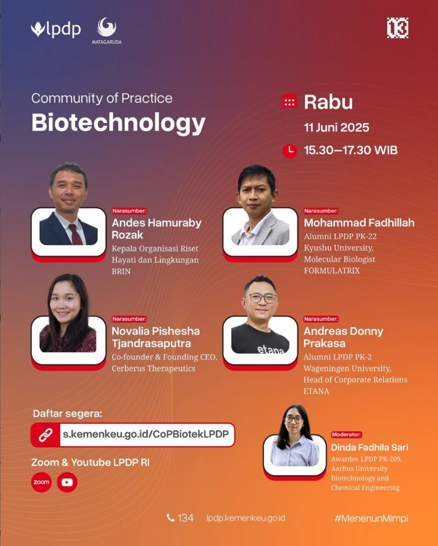 [11 Juni 2025] Community of Practice (CoP) in Biotechnology