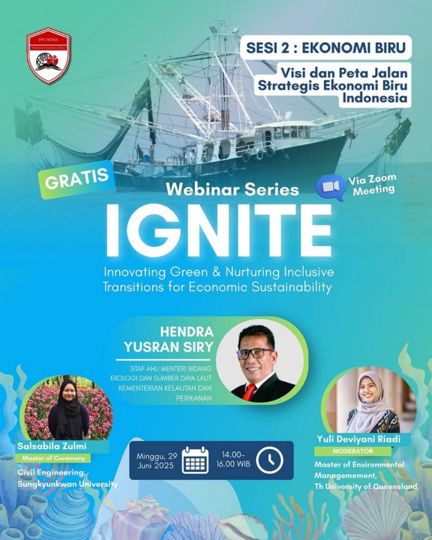 [29 Juni 2025] Webinar Innovating Green & Nurturing Inclusive Transitions for Economic Sustainability 