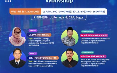 [16-18 Juli 2025] Workshop Unlocking AMR with Genomics: Hands-on Extraction, NGS with MinION, and Bioinformatics