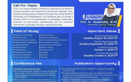 [August 18, 2025]  The 5th International Conference on Language, Education, and Teaching Research