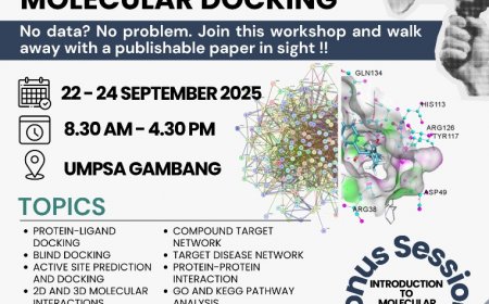 [22-24 September 2025]  Workshop Network Pharmacology & Molecular Docking