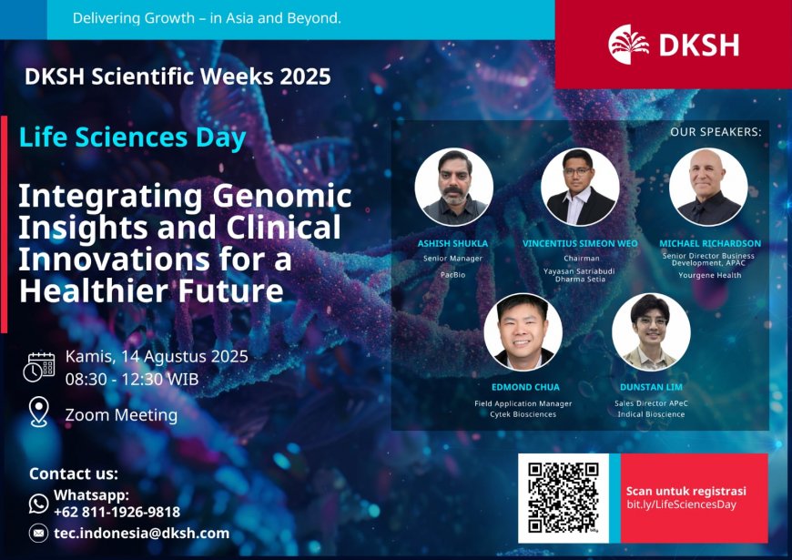 [14 Agustus 2025] DKSH Scientific Weeks 2025: INNOVATING TOMORROW'S INDUSTRY AND LIFE