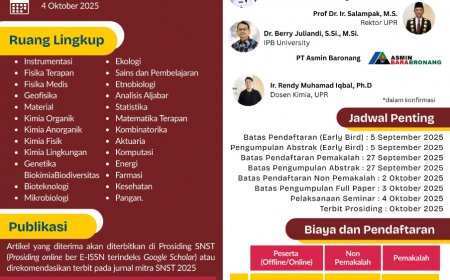 [4 Oktober 2025] SEMINAR NASIONAL SAINS DAN TEKNOLOGI (SNST) KE-7 TAHUN 2025