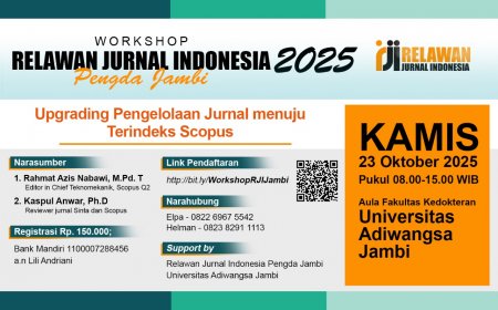 [23 Oktober 2025] Workshop Upgrading Pengelolaan Jurnal menuju Terindeks Scopus