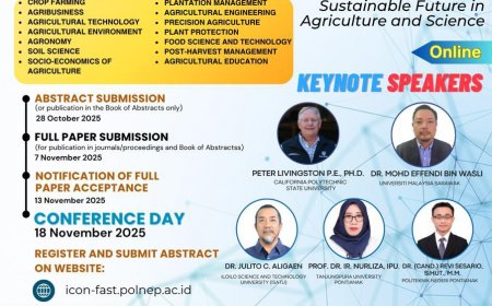 [18 November 2025] The 2nd INTERNATIONAL CONFERENCE ON AGRICULTURE, SCIENCE, AND TECHNOLOGY (ICON-FAST) 2025