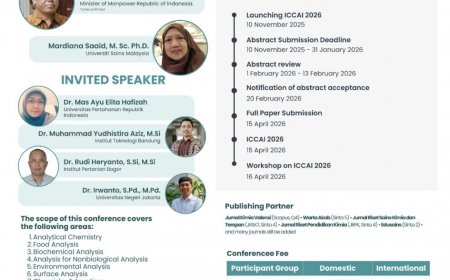 [15-16 April 2026] The Indonesian Conference on Chemical Analysis and Instrumentation (ICCAI) 2026