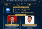 [13 Agustus 2026] Inovasi Material Fungsional untuk Aplikasi Pertahanan, Lingkungan, dan Analisis Kimia